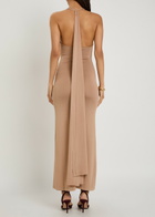 Aya Muse Onda Layered Knit Maxi Dress Rose