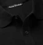 Acne Studios - Elton Cotton-Piqué Polo Shirt - Men - Black