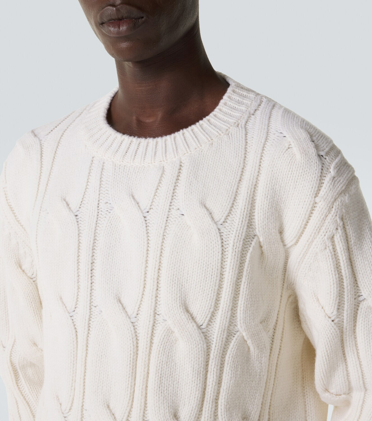 Eleventy Cable-knit wool sweater