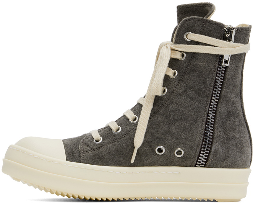 【RICK OWENS】Porterville Sneaks スニーカー ハイカット Rick Owens DRKSHDW Gray Porterville Sneaks Sneakers Rick