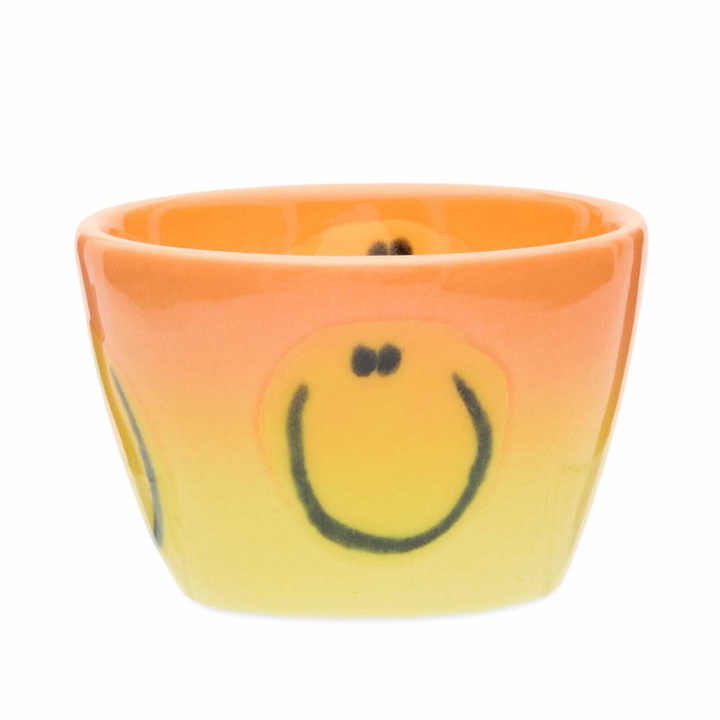 Photo: Frizbee Ceramics Super Cup Kawaii - 75ml in Orange Yellow Gradient Smile 