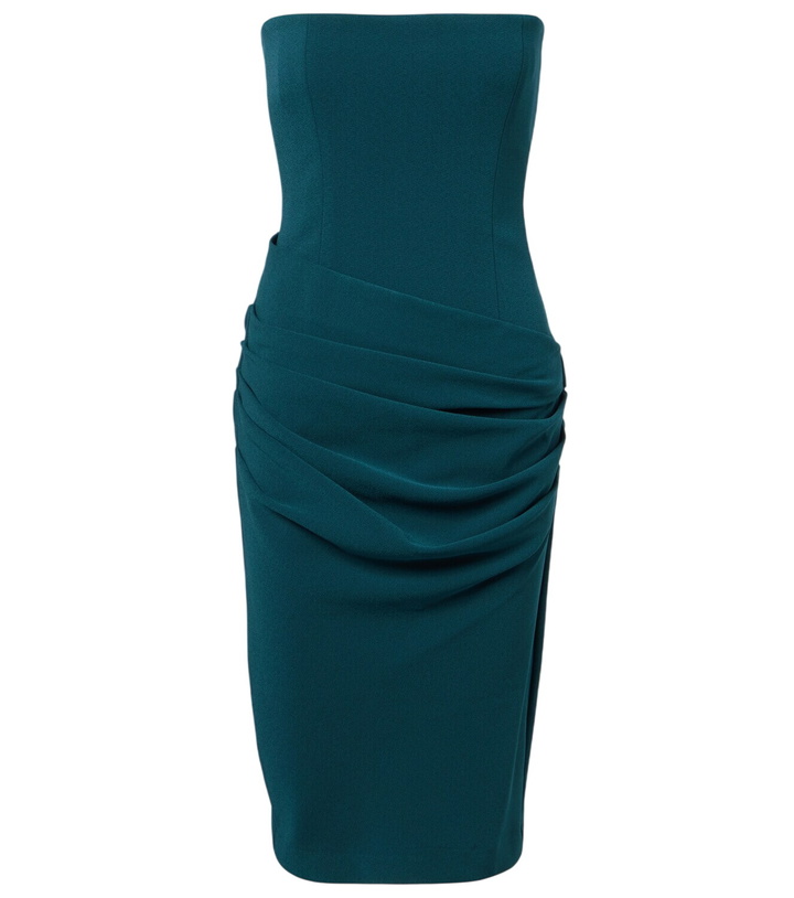 Photo: Alex Perry Gathered bustier dress