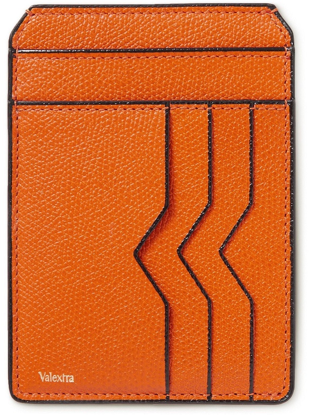 Photo: Valextra - Pebble-Grain Leather Cardholder