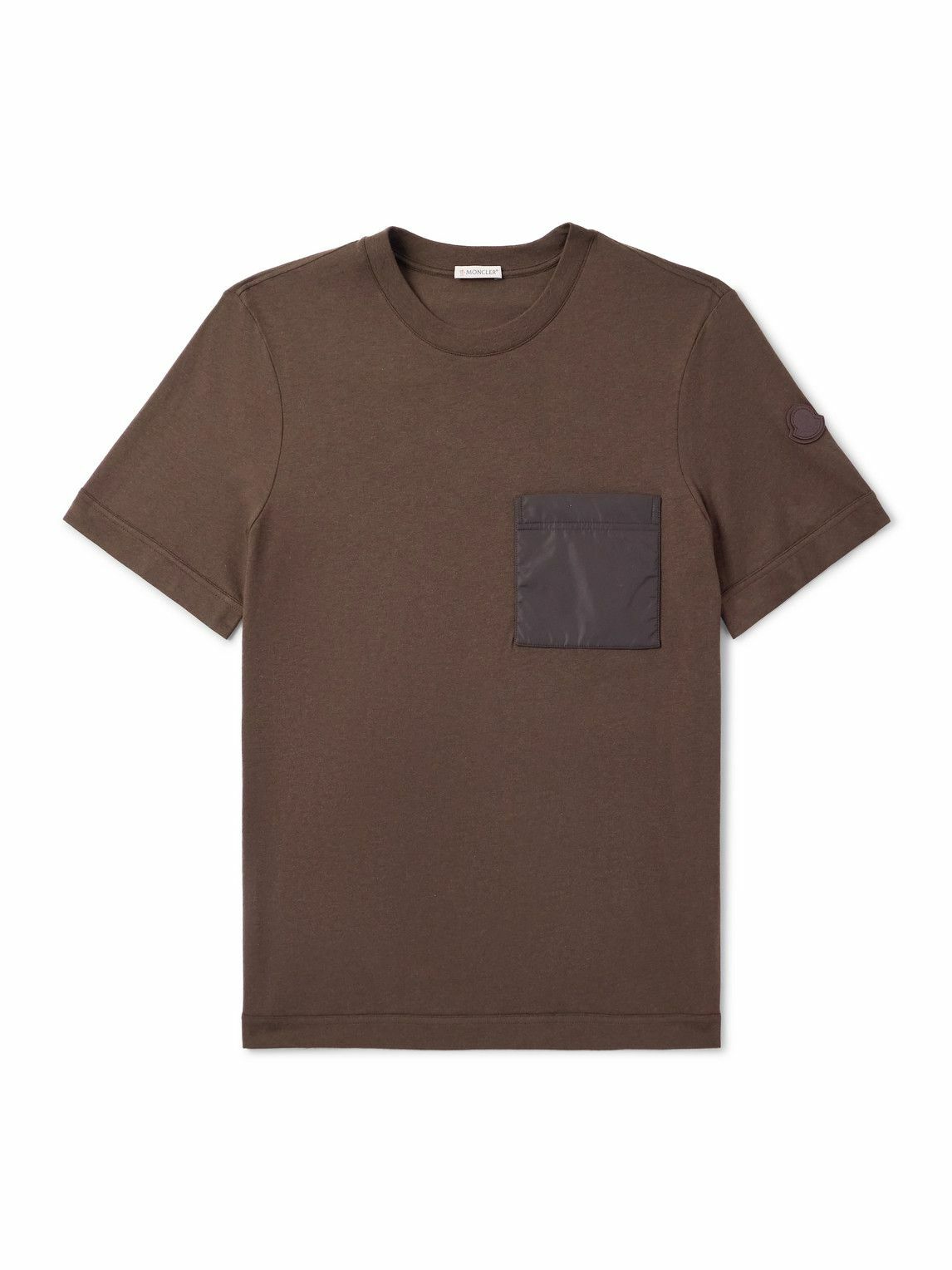 Moncler Cotton-blend jersey T-shirt Moncler