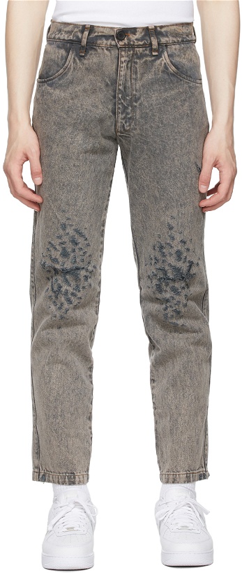 Photo: Liberal Youth Ministry Grey Destroyed Jeans