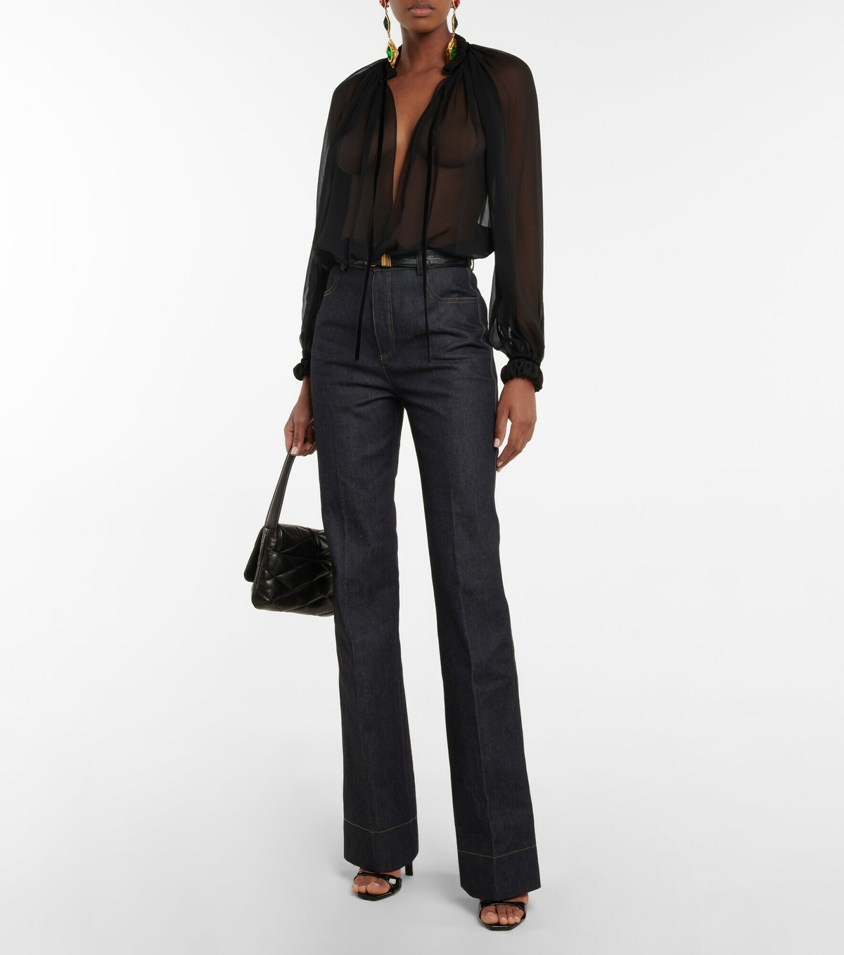 Saint Laurent - Silk chiffon blouse