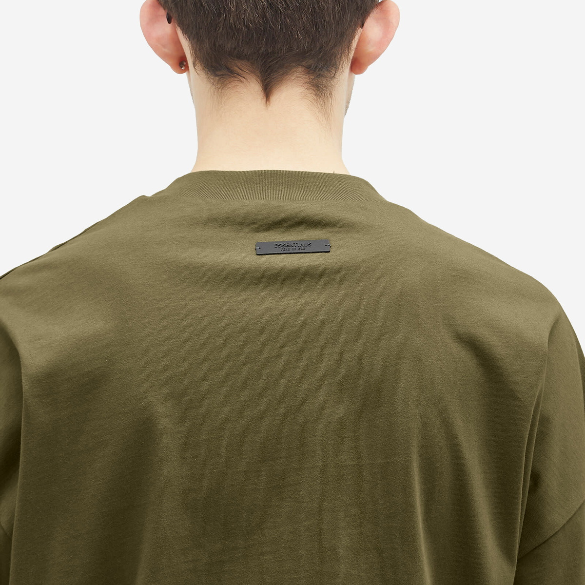 【関税送料込】FEAR OF GOD 〜Jersry Crewneck T〜 FEAR OF GOD ESSENTIALS HEAVY JERSEY CREWNECK T-SHIRT - JET