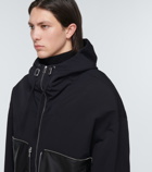 Bottega Veneta - Packable leather-trimmed jacket