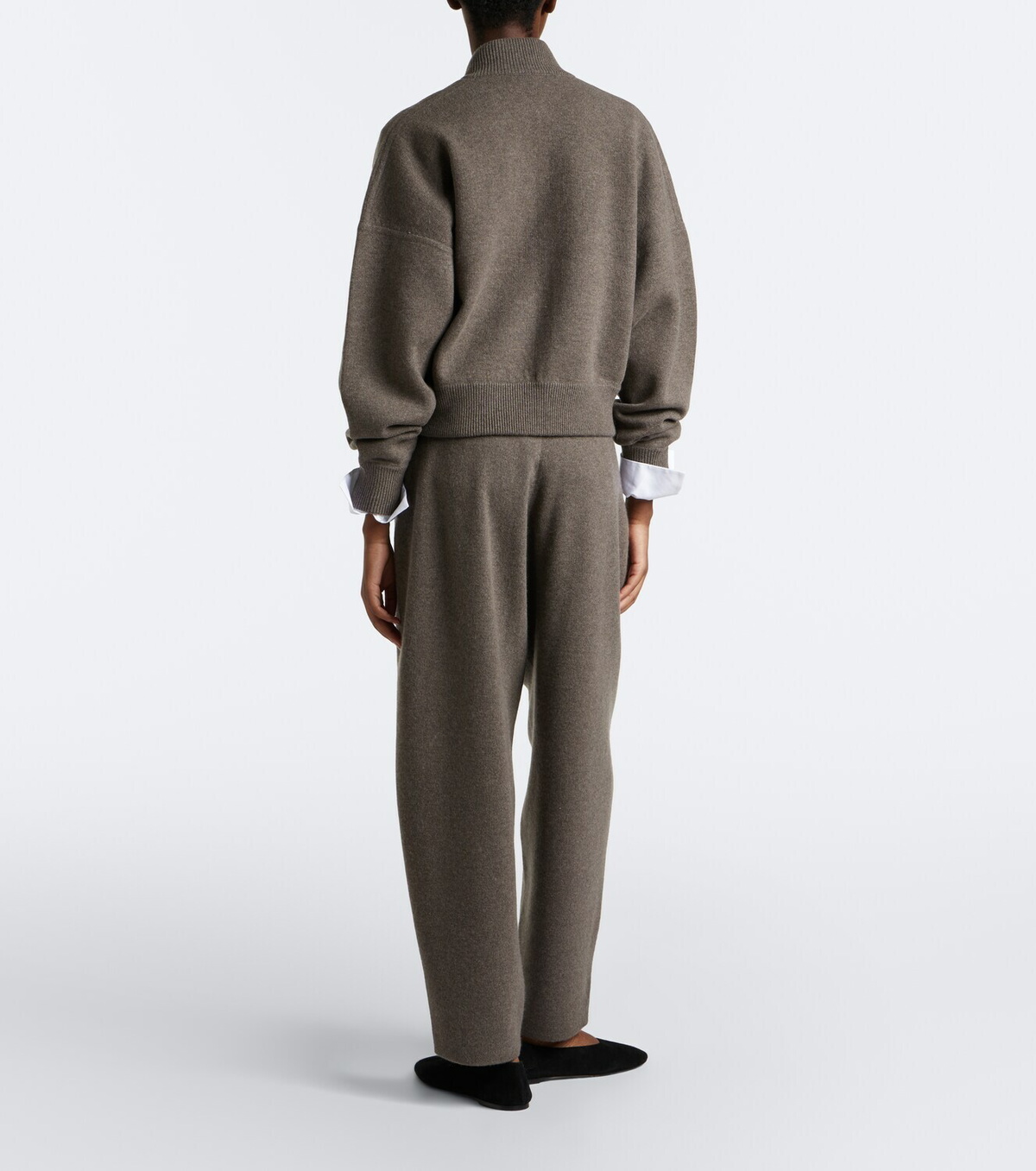 Arch4 Hayden knitted cashmere barrel-leg pants