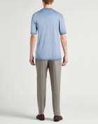 Roberto Collina Mens T-shirt Slate in Blue