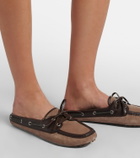 Brunello Cucinelli Monili suede mules