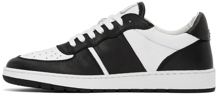 COLLEGIUM Black & White Pillar Destroyer Low Sneakers