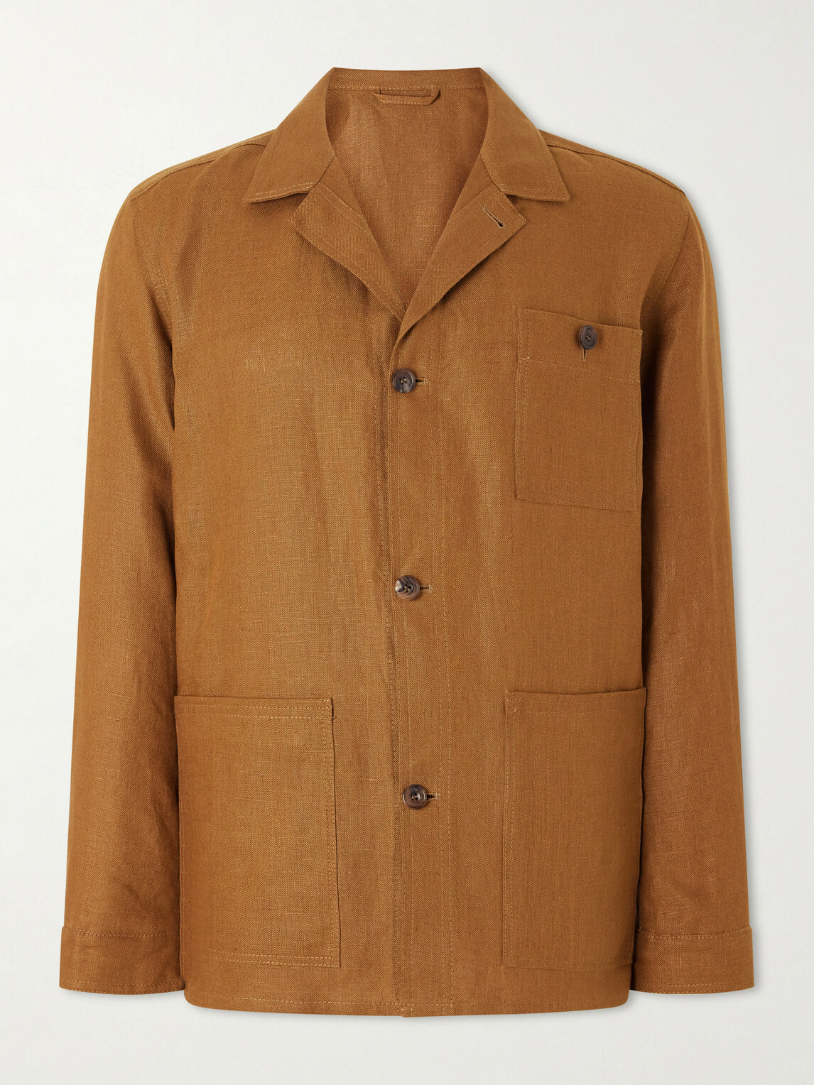 Anderson & Sheppard - Linen Jacket - Brown