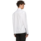 Haider Ackermann White Poplin Classic Contrast Shirt