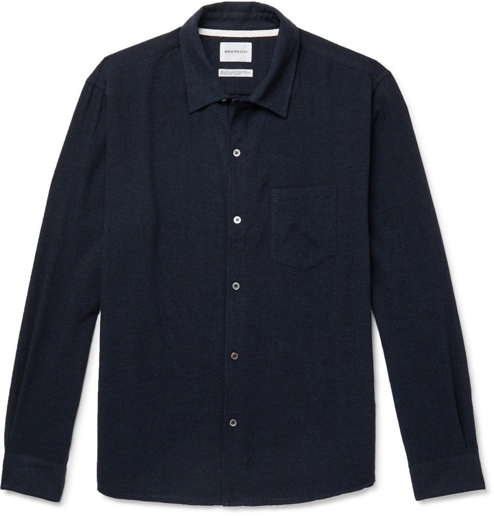 Photo: Norse Projects - Carsten Woven Shirt - Blue