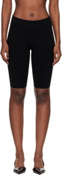 TOTEME Black Capri Knit Shorts
