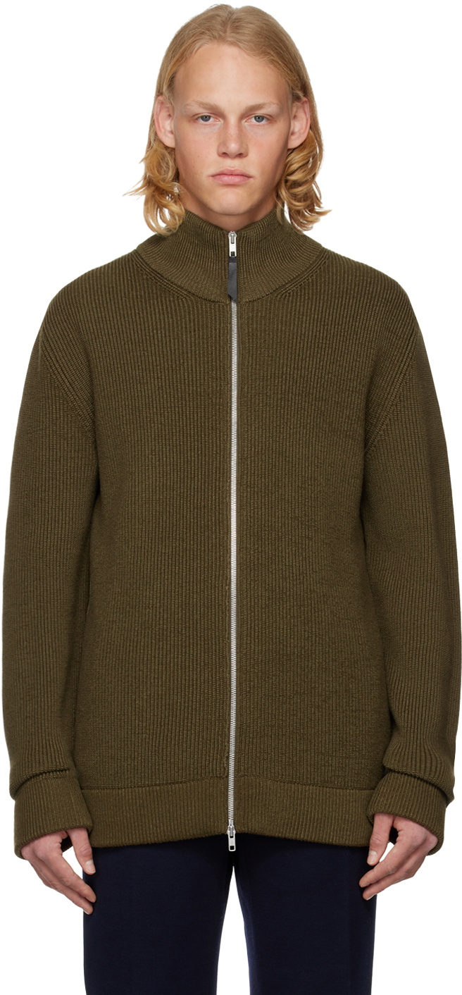 forgo rib sweater / olive marle