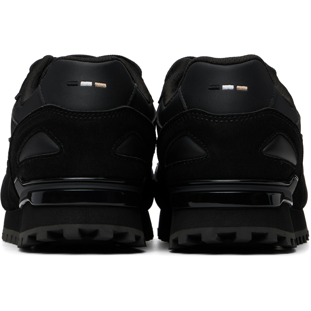 BOSS Black Printed-Logo Sneakers