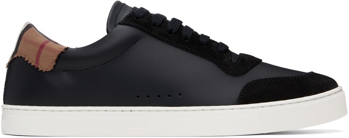 Photo: Burberry Black Check Sneakers