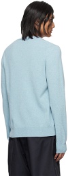 COMME des GARÇONS PLAY Blue V-Neck Sweater