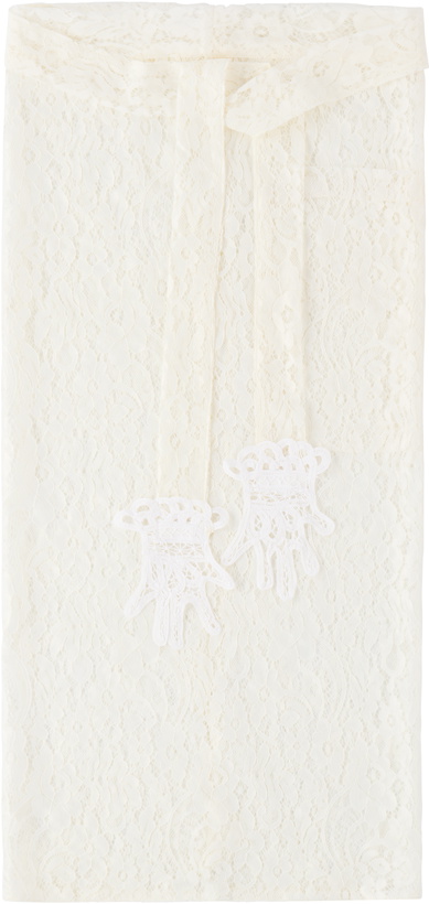 Photo: Gohar World White Embroidered Lace Hands Apron