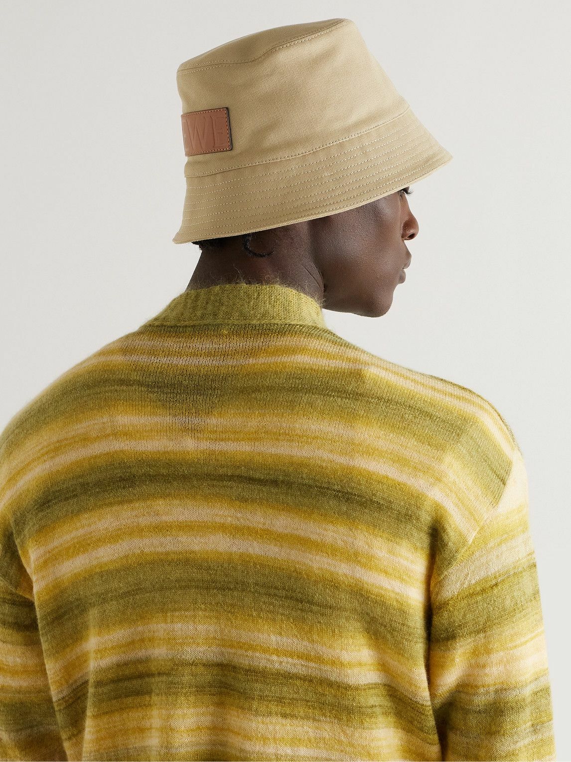 Cotton canvas fisherman hat in beige - Loewe