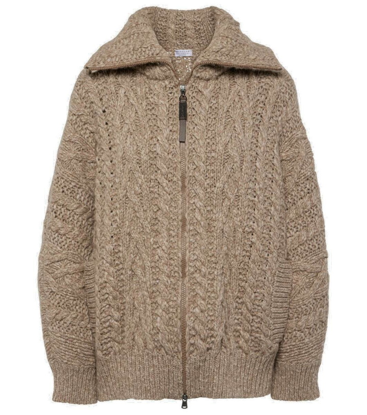 Photo: Brunello Cucinelli Wool and cashmere cardigan