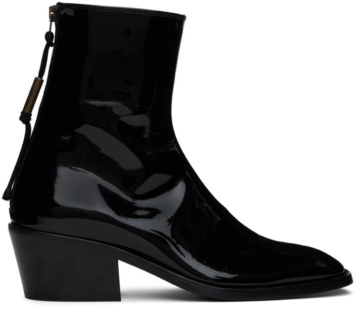 Photo: Acne Studios Black Patent Boots