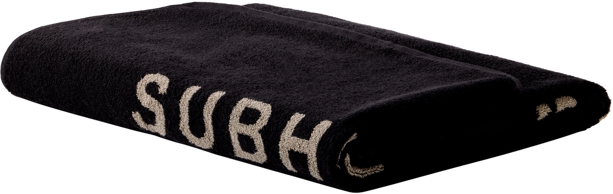 Rick Owens Off-White & Black Beach Towel