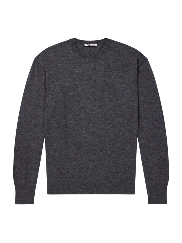 Photo: Auralee - Cashmere Sweater - Gray