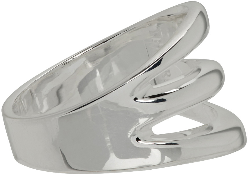 HANREJ Silver Fantastic Island Travel Ring