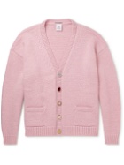VETEMENTS - Embellished Baby Alpaca-Blend Cardigan - Pink