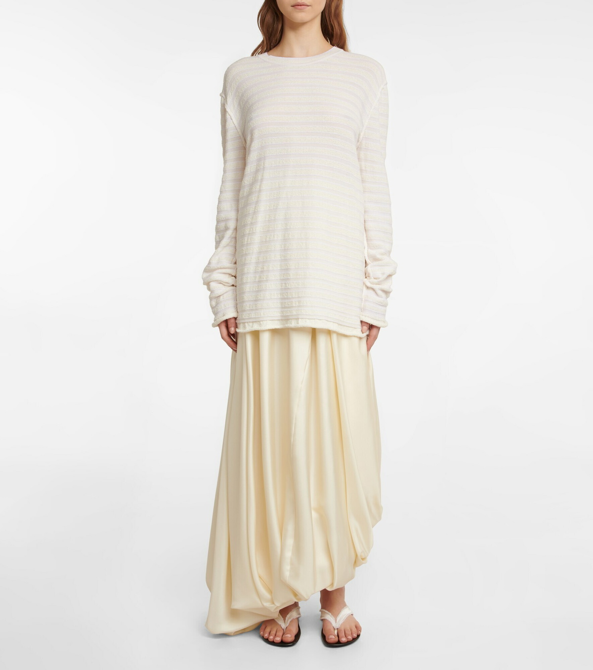 The Row - Hana silk twill balloon skirt The Row