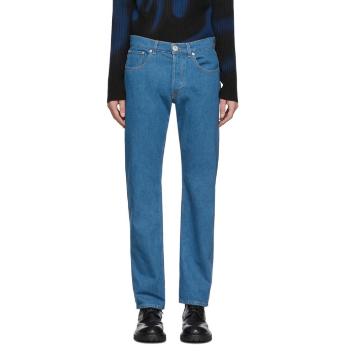 Photo: Lanvin Blue Washed Straight Jeans