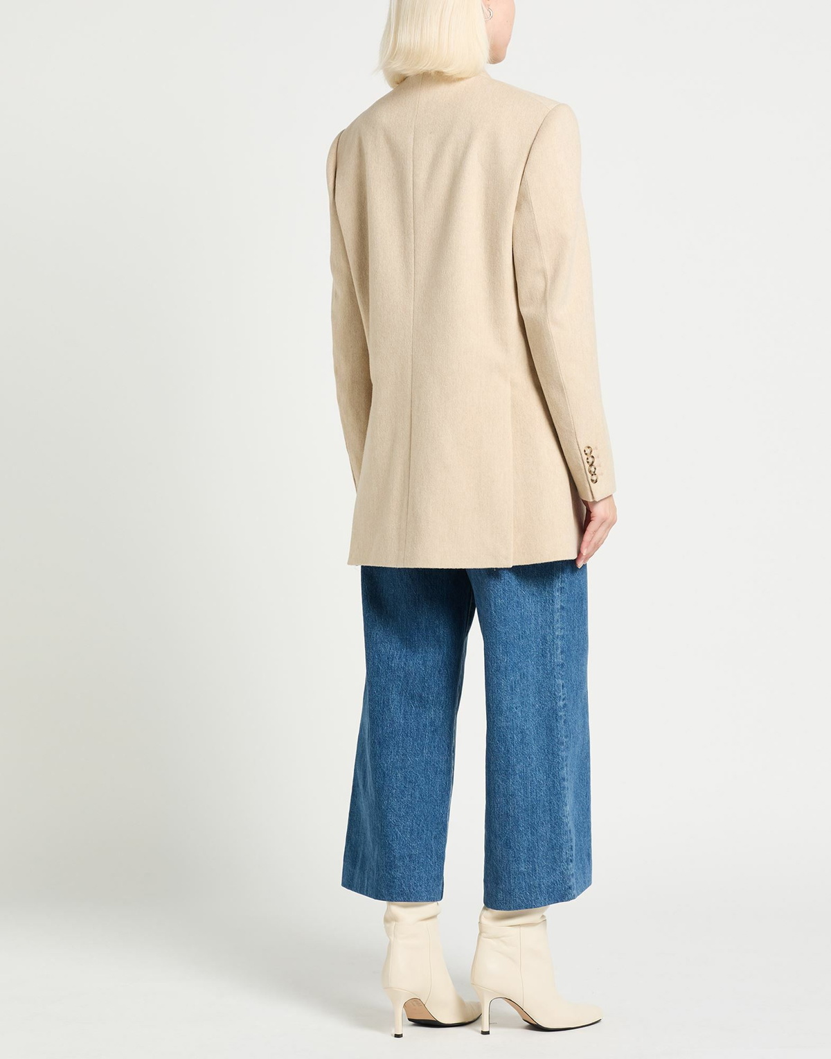 Victoria Beckham Womens Coat Sand