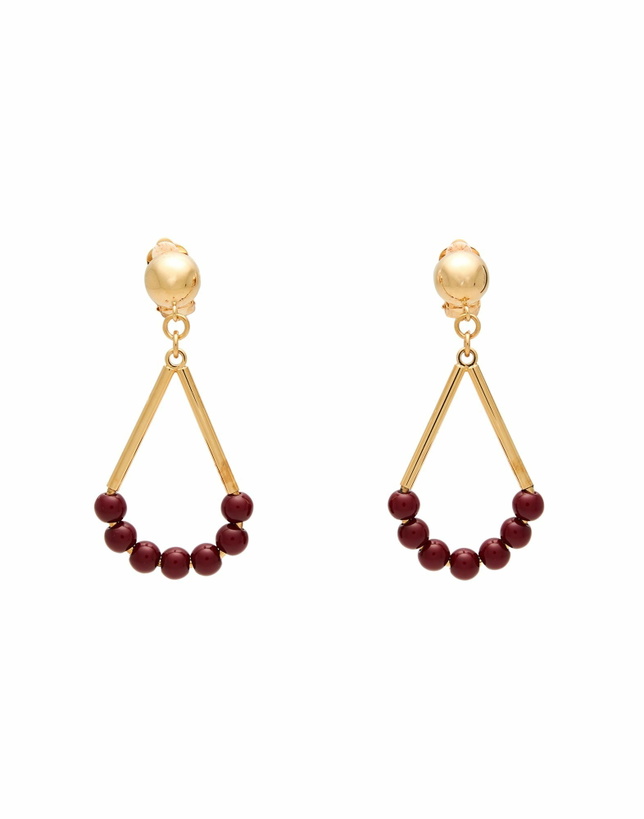 Photo: Marni Womens Earrings Burgundy