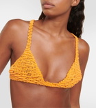 Roberta Einer Beaded cotton bralette