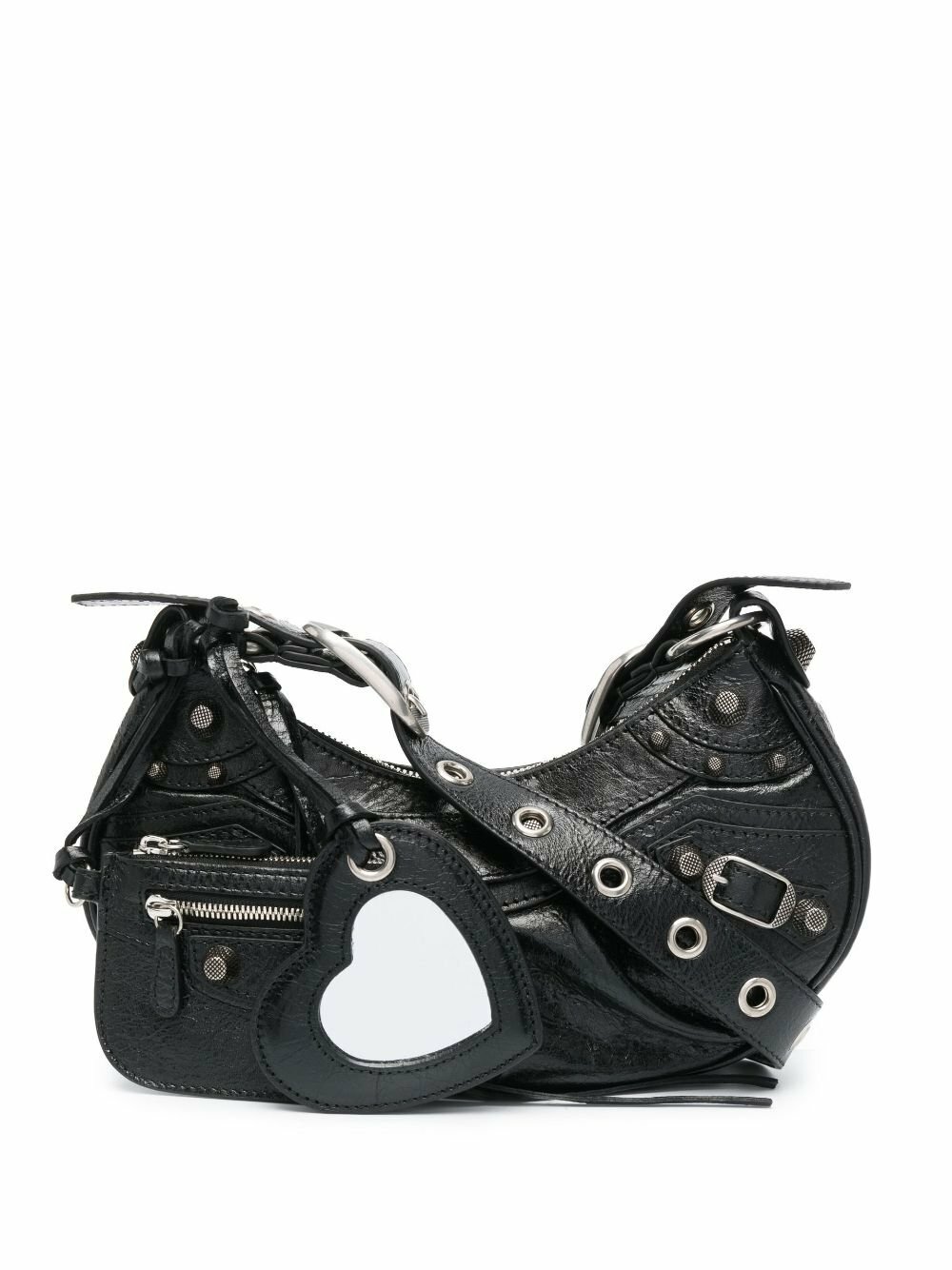 ハンドバッグ Balenciaga Black Leather Le Cagole Mini Handbag Le Cagole Mini leather shoulder bag in black - Balenciaga