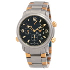 Blancpain Leman Reveil GMT Alarm GMT Automatic Black Dial Mens Watch 2041-12A3-098