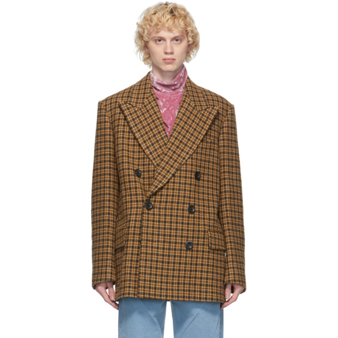 Photo: Dries Van Noten Beige Wool Tweed Peacoat