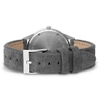 Uniform Wares - C36 Stainless Steel And Suede Watch - Men - Gray