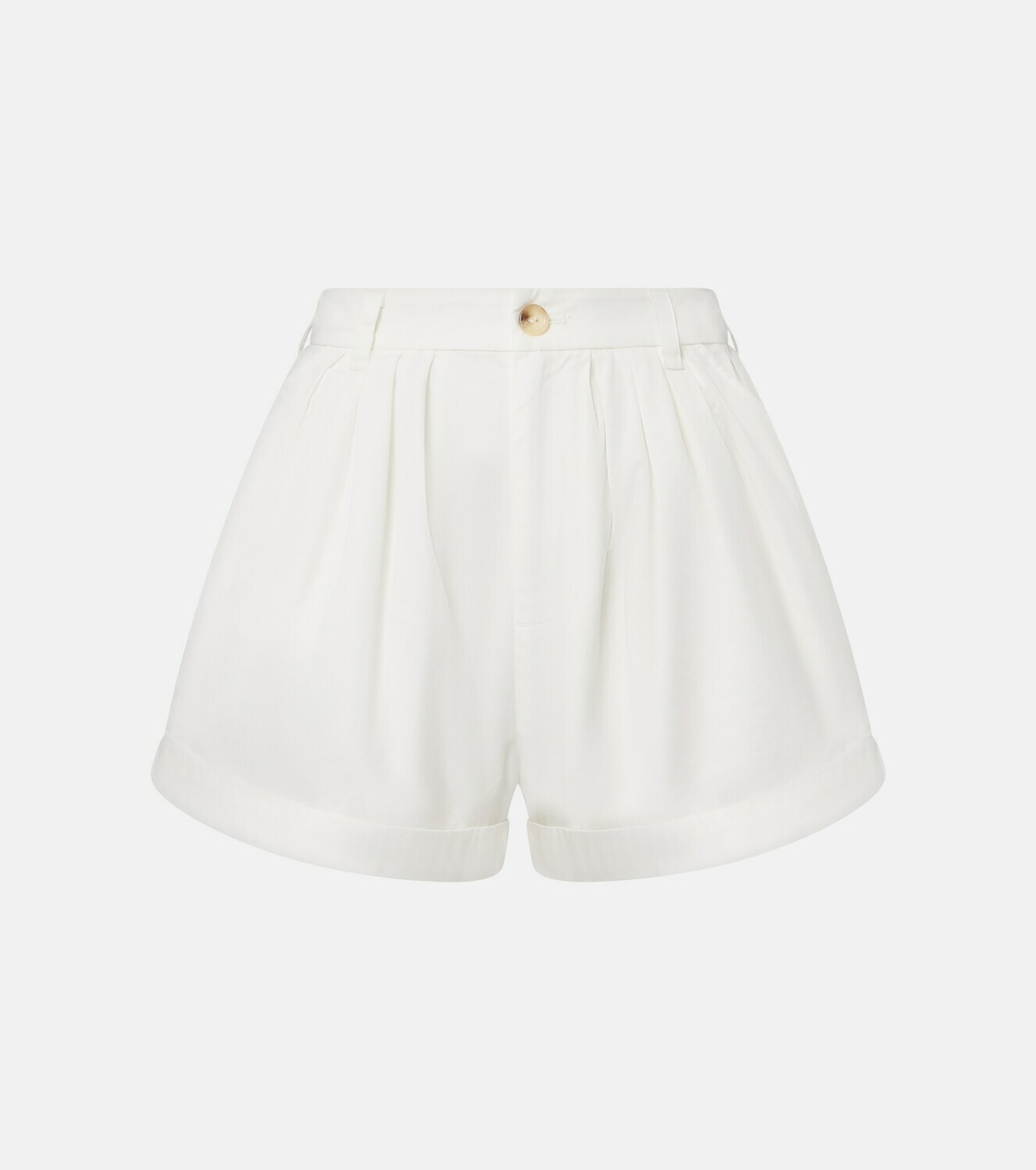 Dôen Paige cotton poplin shorts