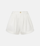 Dôen Paige cotton poplin shorts