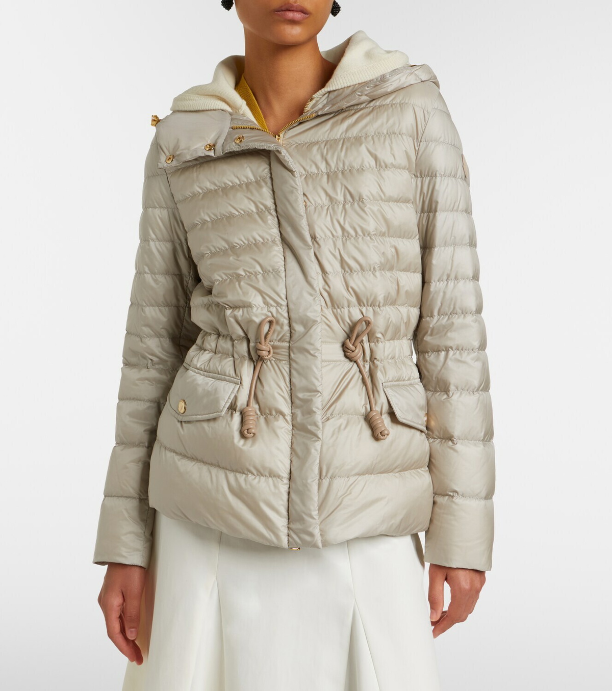 Moncler Raies hooded quilted down jacket