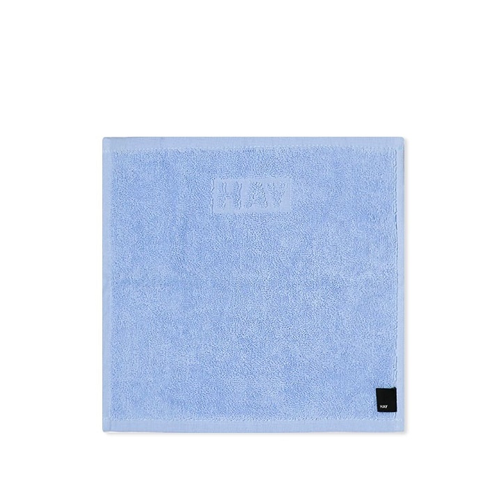 Photo: HAY Mono Wash Cloth in Sky Blue
