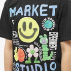 MARKET Men's Smiley Collage T-Shirt in Black