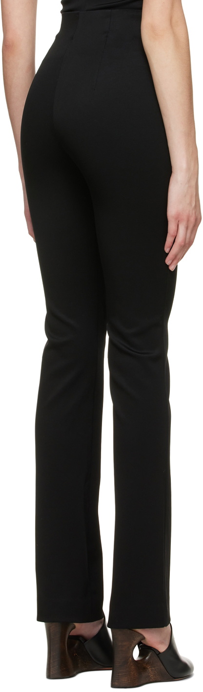 Atlein Black Viscose Trousers