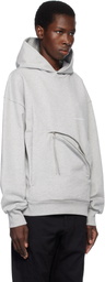 POST ARCHIVE FACTION (PAF) Gray 8.0 Center Hoodie