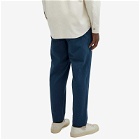 Folk Men's Crinkle Drawcord Assembly Trousers in Ash Navy