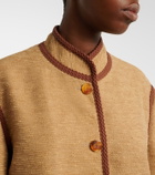 Blazé Milano Curly cotton and linen-blend jacket